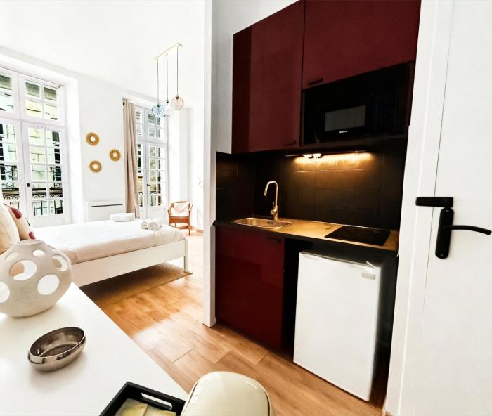 Studio lumineux, rénové, cœur historique Nantes