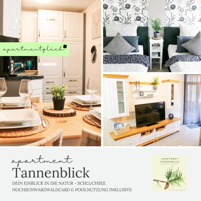 Apartment Tannenblick Naturidylle mit Pool & Sauna