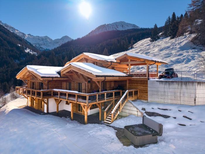 Chalet Flocon de Neige - jacuzzi - sauna