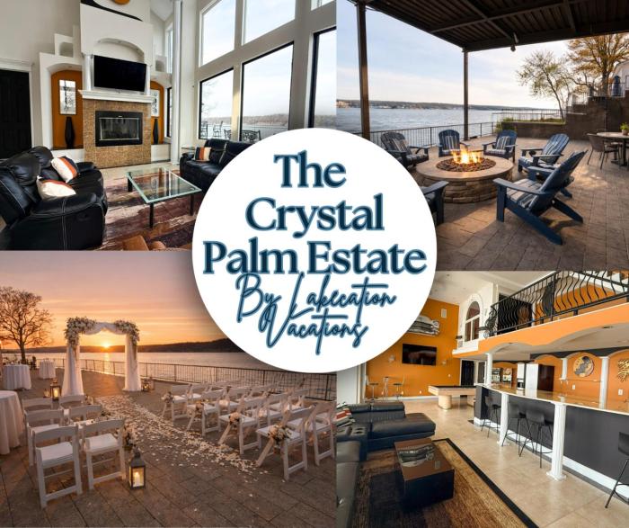 Crystal Palm Lakefront Luxury Home 6 Bed and 5 Bath
