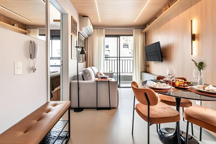 Apto 2 Quartos (Novo) no Coração de São Paulo!