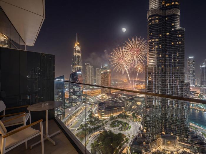Deluxe 3BR Home in Address Opera with Full Burj View