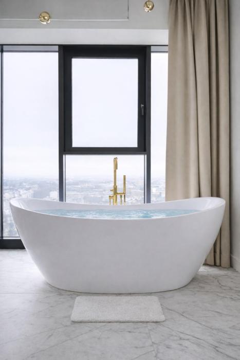 Hanza Tower WHITE SKY 24 Jacuzzi & Pool & SPA