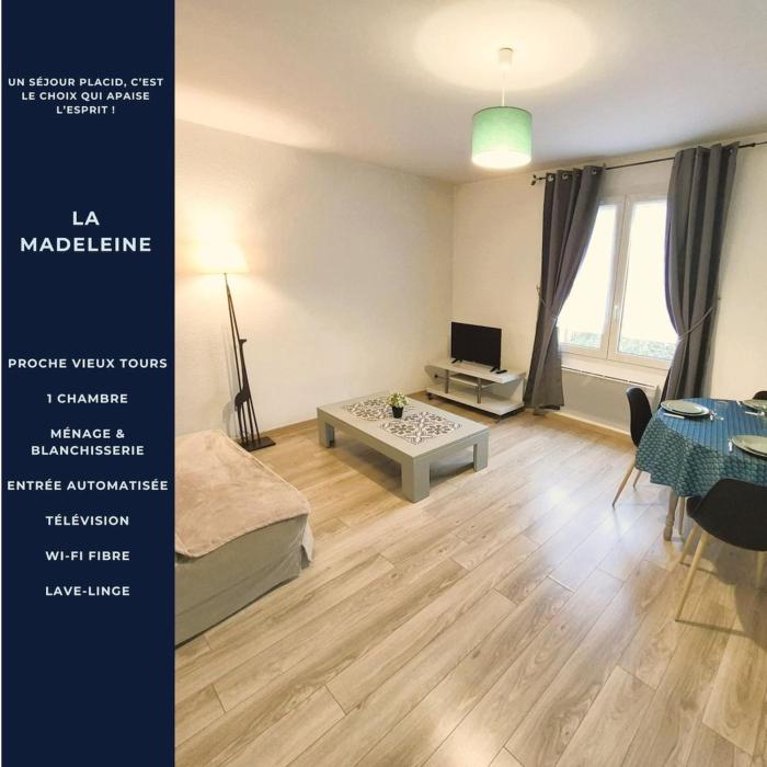 LA MADELEINE - Spacieux T2 - Calme - Wifi - TV