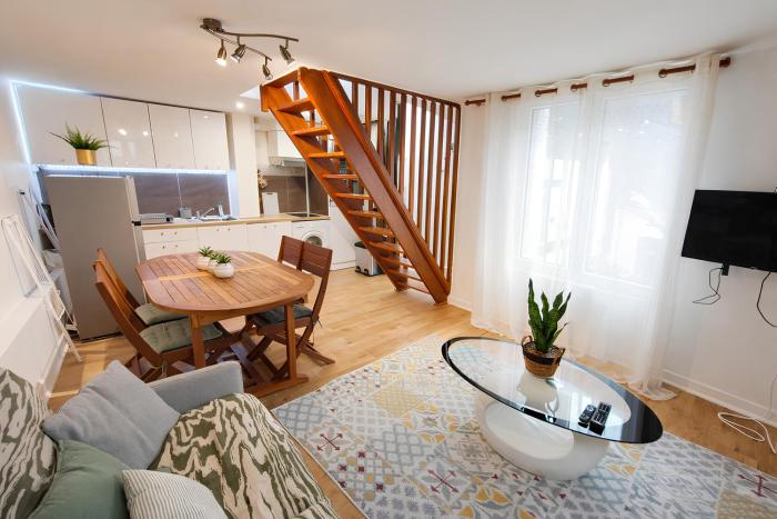 Gare centre Rouen linge et ménages inclus