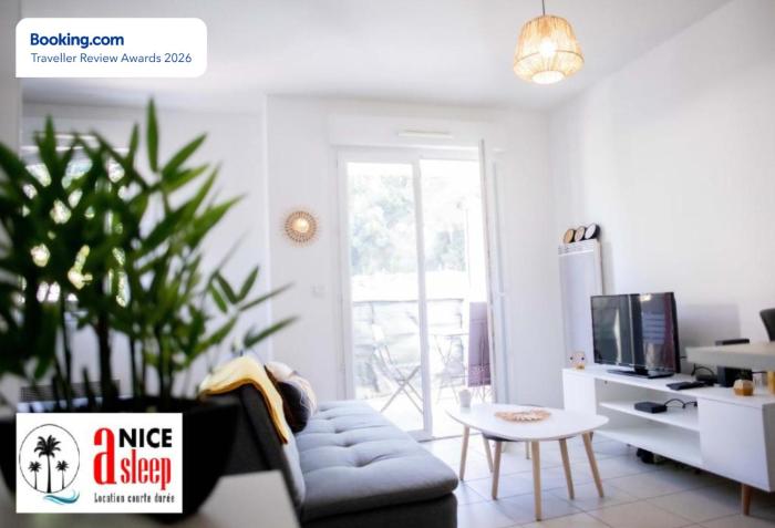 Anicesleep Superbe appart au calme et à 5 mn de la Prom
