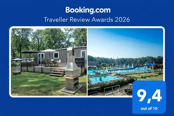 Vakantie-Chalet Camping GOOLDERHEIDE met seizoensgebonden zwembad