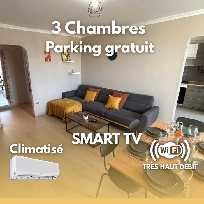 L Andréa CLIM Free Parking WiFi Smart TV