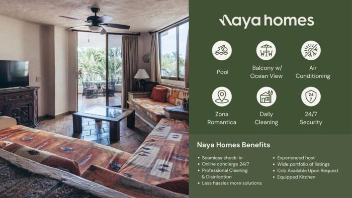 Ocean view 2Br Condo-Balcony-Beach-Pool - 206