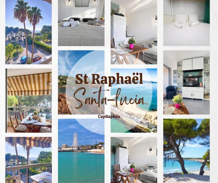 CapRaphéa T2 with seaview,balcony,parking,AC,WIFI.