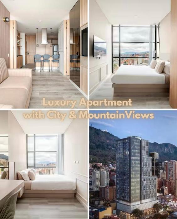 Luxury CityView 2BR Apartment in Bogota