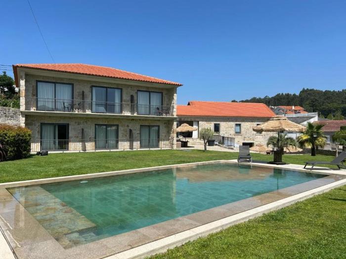 Paços do Douro, Chambre privée avec piscine