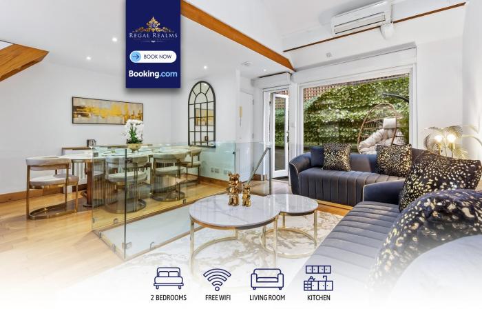 2 BR Luxury High-Ceiling Flat By Regal Realms Short Lets & Serviced Accommodation Knightsbridge Near Harrods