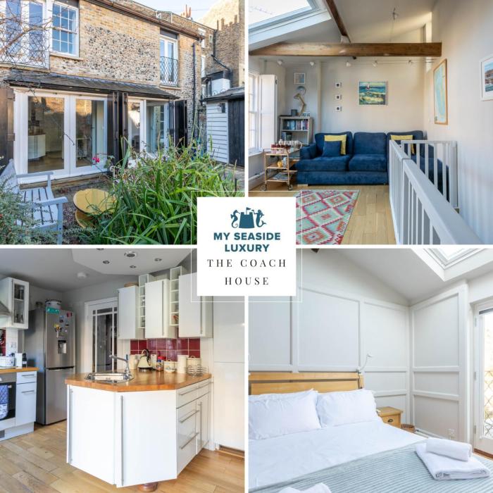 The Coach House -Charming 2 level cottage near beach and town