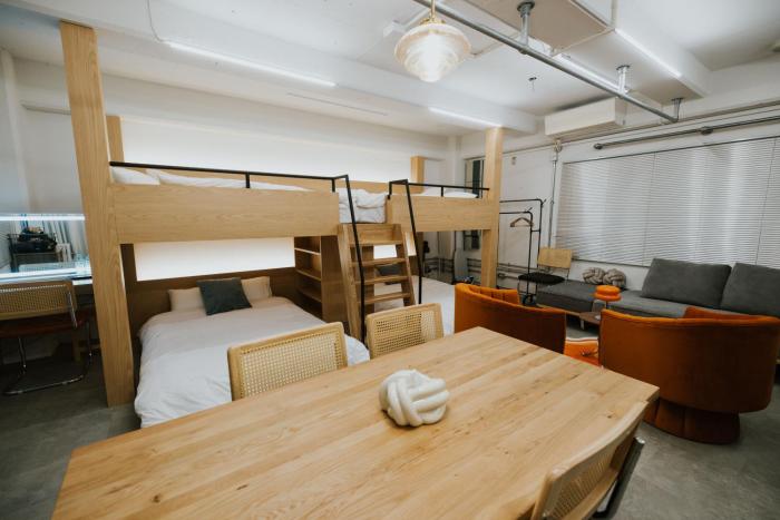 Luxury Huge Bed,渋谷駅徒歩10分,2シャワー,5ベッド,巨大ベッド,防音レコード室