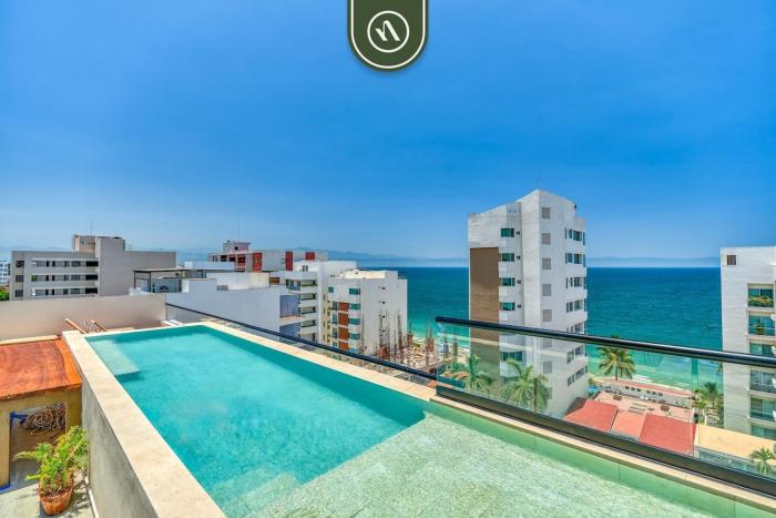 Brand New Studio - 2 Min to Beach - Rooftop Pool