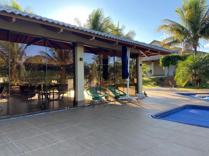 Chácara para grupos a 15 min do GP Motors | Piscina| Quiosque c Churrasqueira| Cervejeira| WiFi | Portaria 24h | Garagem para 6 carros