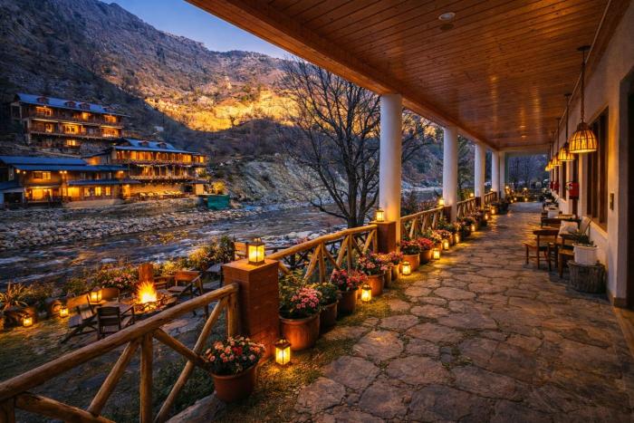 The Riverside Boutique Inn - Tirthan Valley , with Garden, Bonfire & Free Parking #Pet-Friendly