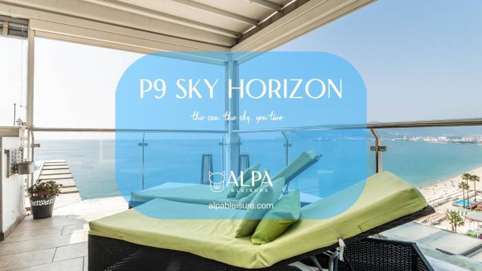 "P9 Sky Horizon" romantico, a strapiombo sul mare