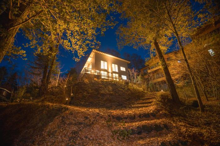 せせらぎハウス軽井沢ー近くを流れる小川の音Soundに癒される新築別荘BBQ可