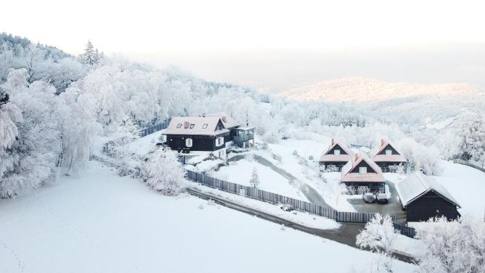 U Pana Boga za piecem - domki w górach, Sauna, Beskidy, Korbielów