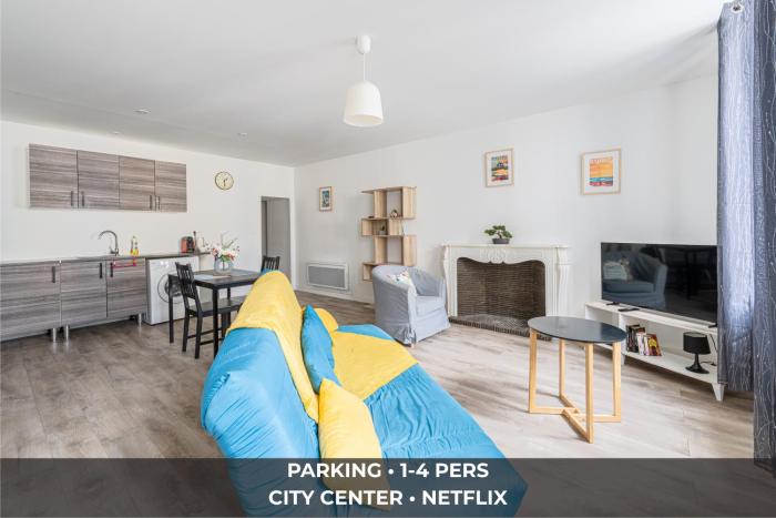 La Perle de Pau, Central et Parking privé