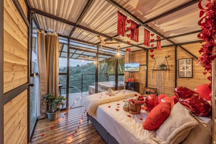 Glamping con vista de lujo