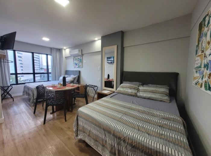 Flat Completo a 300m do Salvador Shopping