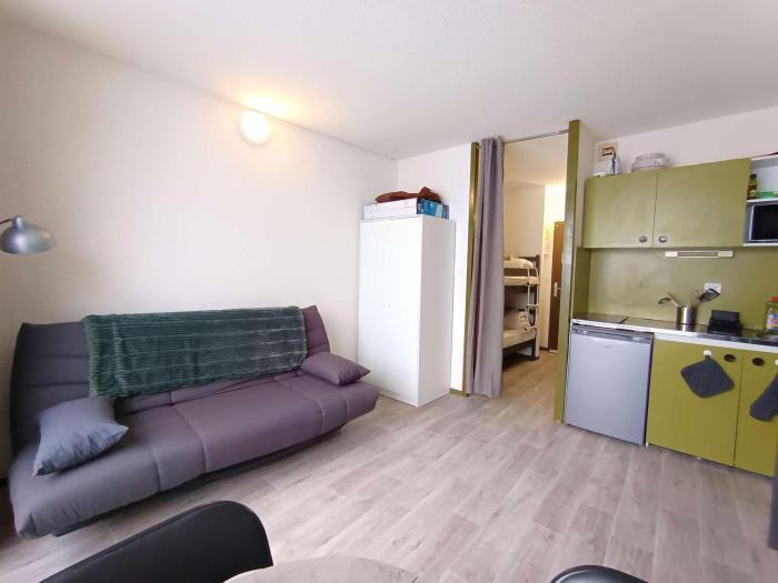 Studio 4 Pers Sud Aragnouet Balcon Ski - FR-1-457-399