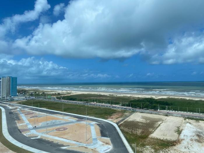 Apartamento com vista para o mar e banheira