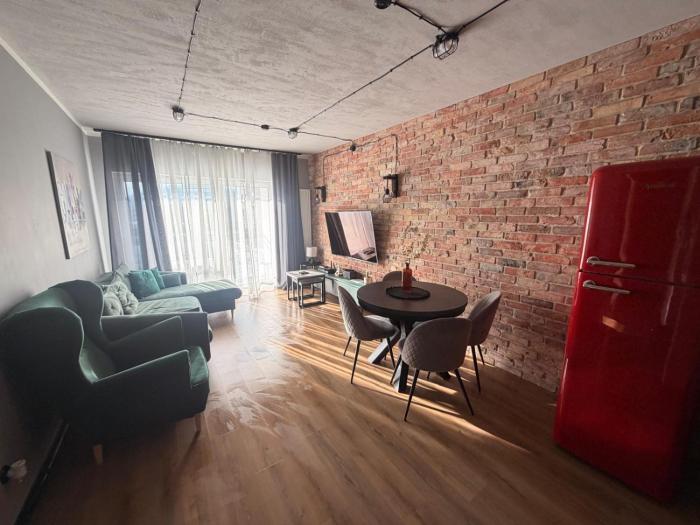 APARTAMENT z widokiem na stadion Styl Industrialny Jedyny taki CHECK IN 24 H