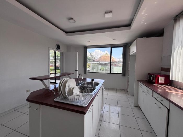 Beautiful view in front of the Parque de la Madre