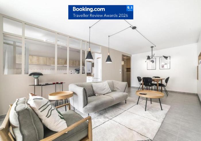 Élégant T3 au Panier Vieux Port avec Terrasse Privée et Parking