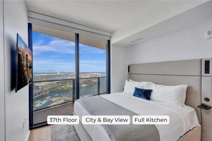 Miami Lux 1BR 37th Floor Bay City Views