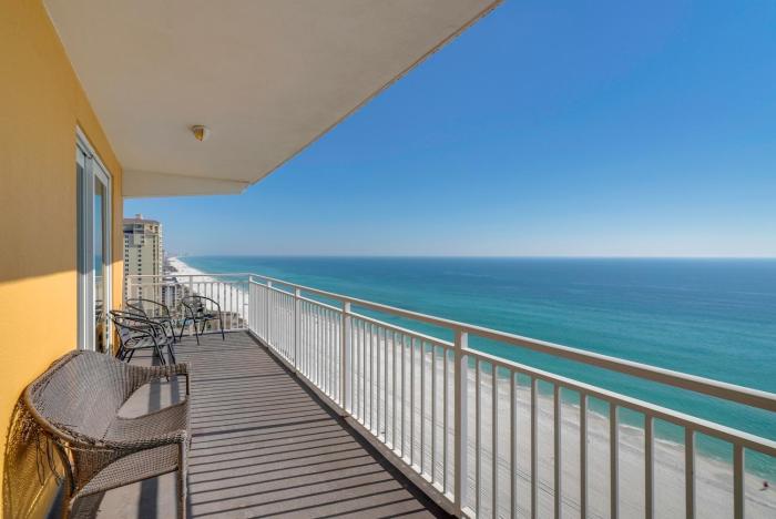 Unwind Poolside, Walk to Shore! 12th-Floor PCB Gem