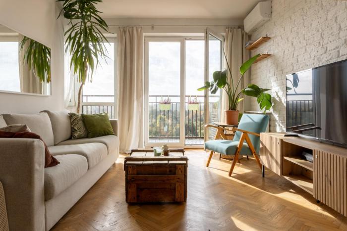 Blisko Centrum i Saskiej Kępy, klimatyzacja