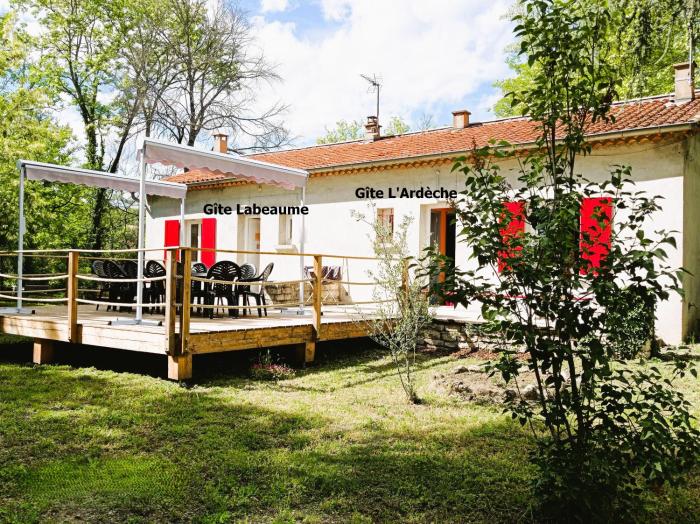 Gîte Bord de Rivière dArdèche à Ruoms