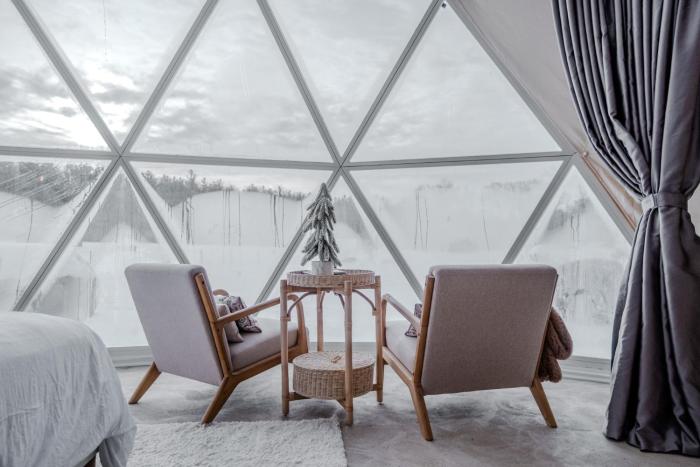 MoonBeam Boho-Luxe Glamping Dome at Marmora Retreat