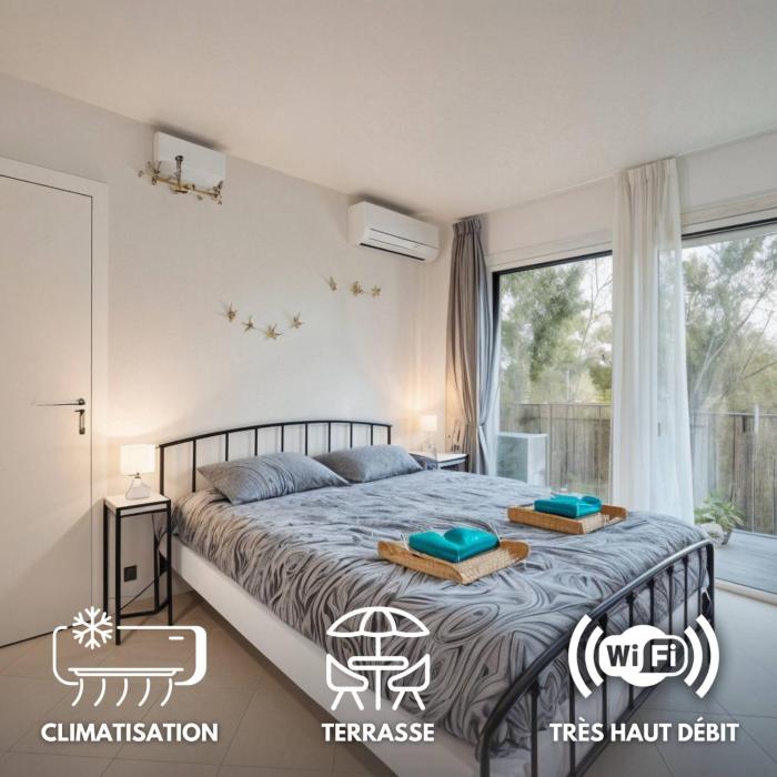FRGK Tamaris Apartment Antibes Terrace, AC & Ultra-Fast Wi-Fi