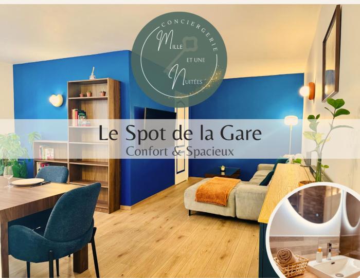 Spot de la Gare - Proche Gare - WiFi & Lave linge