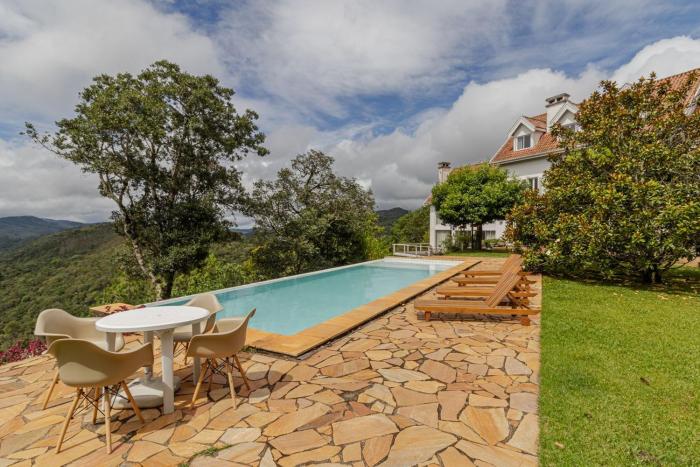 Casa Urus Alto padrao C Piscina, Lareira e Vista