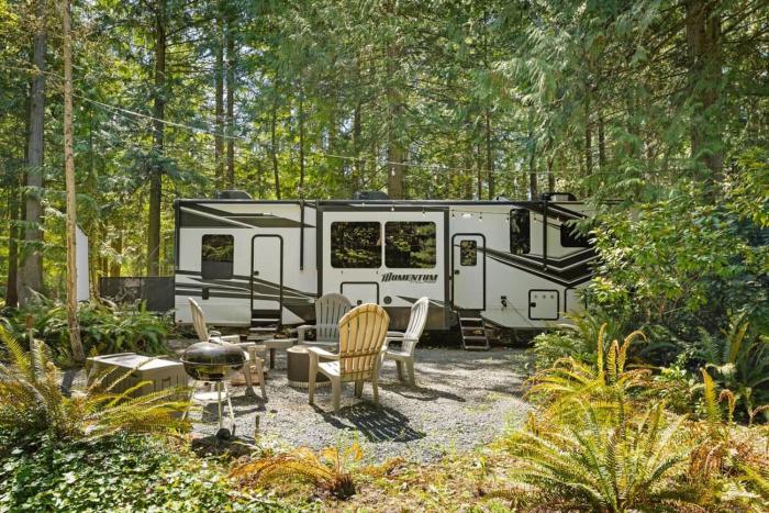 The "Waldorf Astoria of RVs" A Five-Star Forest Escape