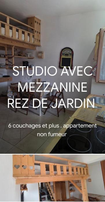 Studio avec Mezzanine 6 couchages