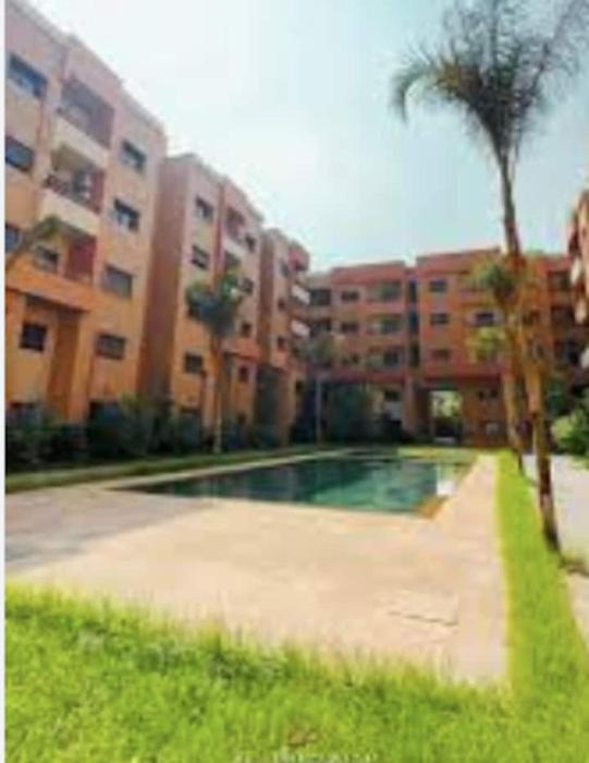 Modern Oasis in Heart of Guéliz Pool Balcony