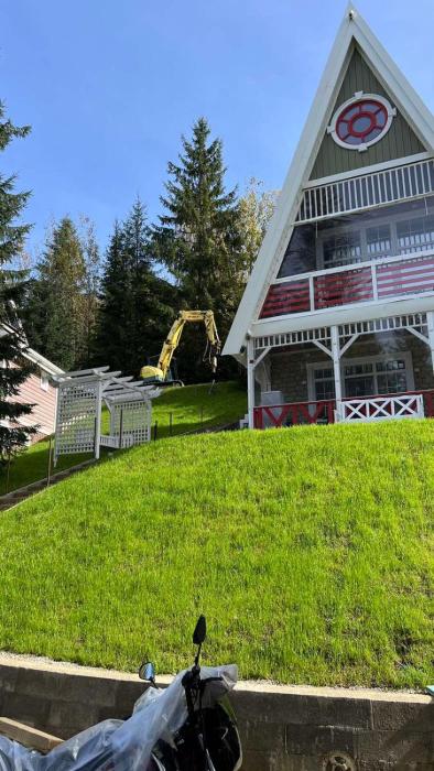 Freeman-4a двокімнатний апартамент на увесь перший поверх котеджу з терасою та грилем - для 4гостей