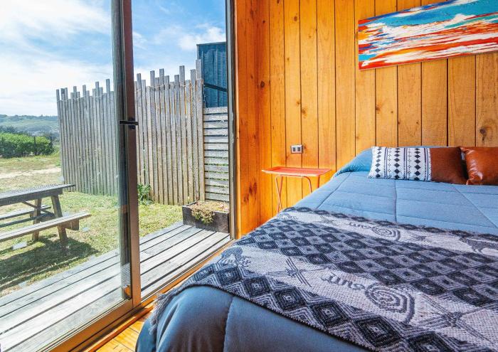 Nomad Tiny ,Cabaña 2 personas, Wifi, Estacionamiento, Muy cerca playa, Matanzas
