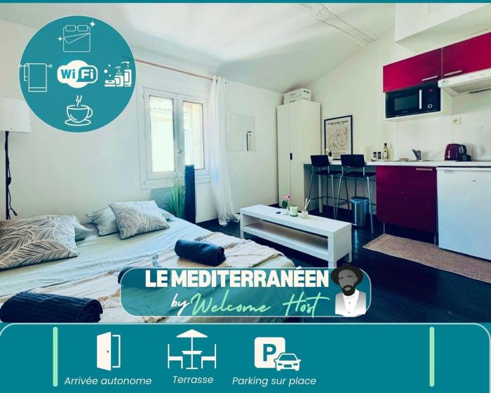Le Studio Méditerranéen, charmant, secteur gare