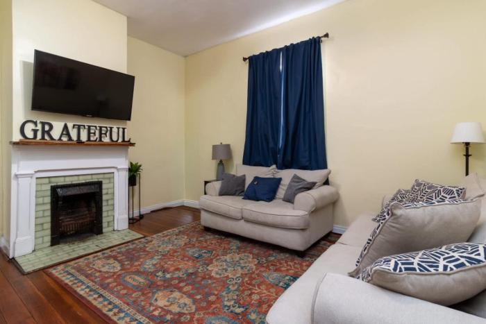 The Sunny Southern Manse Front Walk Downtown