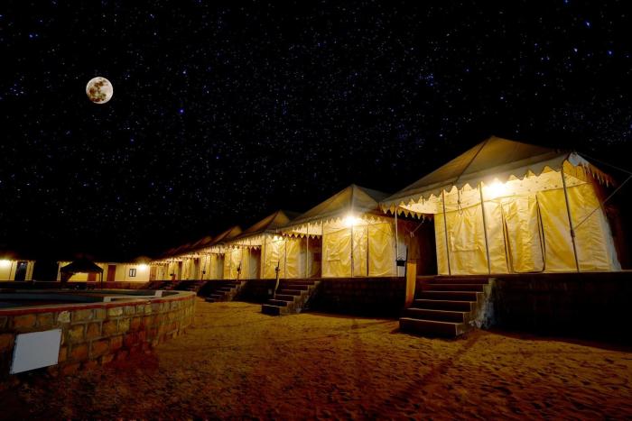 Best desert camp in jaisalmer The Velvet Dunes