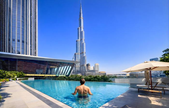 Premium 1 BDR, In Burj Khalifa Park, Dubai Mall Walking Distance , Opera House 1mn away